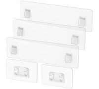 LIASDIVA 5 Pièces Adhésifs De Rechange pour Support De Douche Crochets Adhésifs Puissants Étagère De Salle Bain Panier Porte Savon (Convient pour suspendre des bandes métalliques)