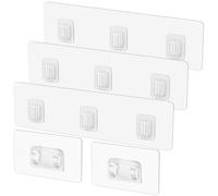 LIASDIVA 5 Pièces Adhésifs De Rechange pour Support De Douche Crochets | Adhésifs Puissants pour Étagère De Salle Bain Panier Porte Savon, Shower Caddy Adhesive Replacement