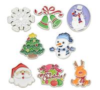 Liasun Ensemble d'épingles à revers en émail pour vêtements, sacs, sac à dos pour femme, Métal, émail