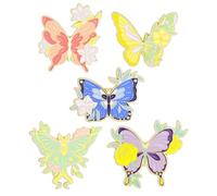 Liasun Ensemble d'épingles à revers en émail pour vêtements, sacs, sac à dos pour femme, Métal, émail