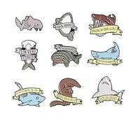 Liasun Ensemble d'épingles à revers en émail pour vêtements, sacs, sac à dos pour femme, Zinc, émail