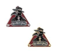 Liasun Lot d'épingles en émail motif tête d'oiseau pour vêtements, sacs, sac à dos, Métal