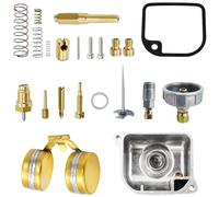 LIAVOP Kit de réparation carburateur moto kit de réparation carburateur compatible avec BVF 16N1-11, kit de réparation joint buse carburateur compatible avec S50 S51 S53 S70 SR50 SR80 KR51