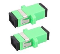 LIAYTRSS 2pcs Adaptateur fibre optique SC/APC - SC/APC, Coupleur fibre optique Femelle-Femelle, Simplex monomode
