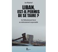 Liban, Est-Il Permis De Se Taire ?