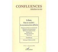 Liban, Etat et société La reconstruction difficile - Collectif - L'harmattan - broché - Revue