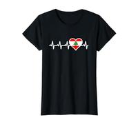 Liban Heartbeat Drapeau Libanais Patrimoine T-Shirt Graphique avec Valeur