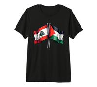 Liban Palestine T-Shirt Haut de Gamme