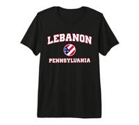 Liban Pennsylvanie (PA) T-Shirt Haut de Gamme