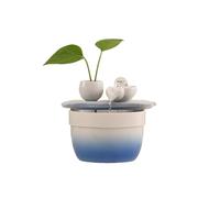 LIBANGRONG-888 Fontaine d’Intérieur Fontaine d'intérieur de Table, Petite Cascade, for la décoration intérieure Fontaine Nature(Blue)