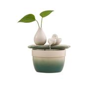 LIBANGRONG-888 Fontaine d’Intérieur Petite Fontaine Cascade d'intérieur for décoration intérieure Fontaine Nature(Green)