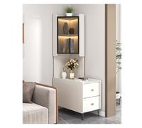 LIBANGRONG-888 Table Console Buffet de canapé en Ardoise de Luxe léger, Armoire d'angle, Table Basse, Table d'appoint de Salon Buffet(Right,60x40x165cm)