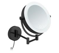 Libaro Miroir Cosmétique XXL Tokyo - Miroir Mural LED avec Fonction variateur, arrêt Automatique, grossissement 3x/7x et Surface de Miroir Extra-Large [Classe énergétique E]