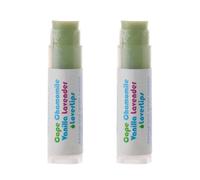 Libations vivantes - Baume l vres Organic Vanilla Chamomile Lips | Beaut propre sauvage naturel (2-pack)