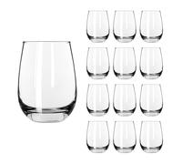 LIBBEY 70264 Verre à vin/verre universel « STEMLESS », 451 ml, lot de 12