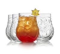Libbey 99558 Tiki Coupe Tiki Split Tumbler (15.75 oz) Tiki Clear Split Tumbler (15.75 oz)