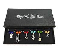 Libby's Market Place Breloques pour verre à vin avec boîte cadeau