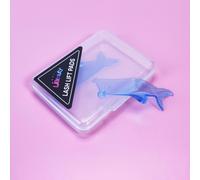 Libeauty 1 Paire De Cils En Silicone Réutilisables En Forme De Dauphin, Tige De Cils, Bouclier, Tampons Adoucissants, Recourbe-Cils, Outils De Maquillage-Bleu