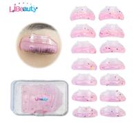 Libeauty 7 paires de tiges de rehaussement de cils en silicone en forme de chat, coussinets adhésifs pour rehaussement de cils 3D, accessoires de rehaussement de cils en L, outil de maquillage Mixed-Y