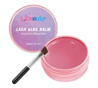 Libeauty Colle Rehaussement Cils, 10g Colle Sourcils, Lash Lift Colle Balm avec un Parfum de Fruits, Arôme de Pêche, Fortement Collant et Séchant Rapidement, Adapté à L'utilisation en Salon