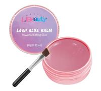 Libeauty Colle Rehaussement Cils, 10g Colle Sourcils, Lash Lift Colle Balm avec un Parfum de Fruits, Arôme de Rose, Fortement Collant et Séchant Rapidement, Adapté à L'utilisation en Salon