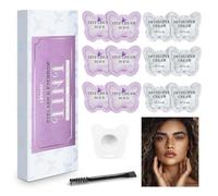 Libeauty Coloration Cils Noire, Teinture Cils Noir, Design Du Sac, Kit Lash Tint Effet Durable 4 Semaines, Facile à Ranger et à Utiliser