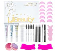Libeauty Kit Rehaussement de Cils, Lash Lift avec Pads Open-Eye, Rehaussement Cils et Kit Brow Lift Sourcils pour Salon et Maison