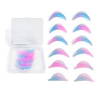 Libeauty Pad Rehaussement de Cils, 12 Pièces Rehaussement Cils, Coussin de Rehaussement Cils, 6 Tailles, Nouveau Design, pour le Lifting Des Cils Chez L'homme et la Femme à la Maison et au Salon