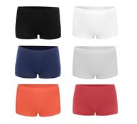 Libella Boxer Femme Coton Shorty Léger Slip Invisible Shorty Sport Seamless Culottes sans Couture Femme Lot de 6 3908-UN5-2XL_3XL-6