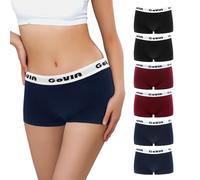 Libella Boxer Femme Shorty Femmes Culotte Femme Coton sous Vetements Feminins Boxer Femme Shorty Panty Caleçon Lot de 6 3921B XL