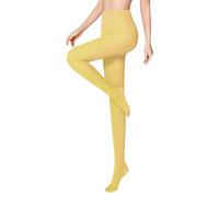 Libella Collant femme 50 DEN semi-opaque indéchirable ceinture confort sans pression collant fin matière douce 27227 jaune L