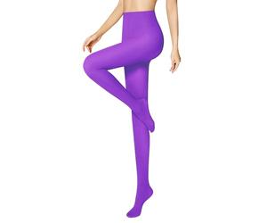 Libella Collant femme 50 DEN semi-opaque indéchirable ceinture confort sans pression collant fin matière douce 27227 violet S
