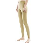 Libella Femme Long Leggings Pantalon coloré avec Taille Haute Tenue de Sport Coupe Slim en Coton Vêtements 4108 Beige S