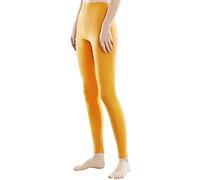 Libella Femme Long Leggings Pantalon coloré avec Taille Haute Tenue de Sport Coupe Slim en Coton Vêtements 4108 Jaune S