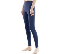 Libella Femme Long Leggings Pantalon coloré avec Taille Haute Tenue de Sport Coupe Slim en Coton Vêtements 4108 Bleu Marin L