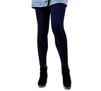 Libella GoVIA Legging Pantalon Collant Thermique Femme avec intérieur en Polaire en 7 Couleurs Extra Chaud Taille Unique 4146 Bleu