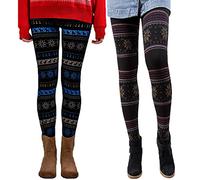 Libella GoVIA Legging Pantalon Collant Thermique Femme avec intérieur en Polaire en 7 Couleurs Extra Chaud Taille Unique 4145 F+D