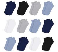 Libella Lot de 12 Chaussettes Sport de garçons pour les enfants colorés confortables pour les garçons 2116 27-30