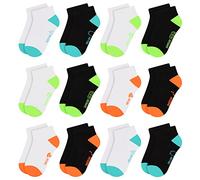 Libella Lot de 12 Chaussettes Sport de garçons pour les enfants colorés confortables pour les garçons 2119 43-46