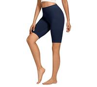 Libella Short de Cyclisme Legging Court Femme Short Taille Haute en Coton Short de Sport d'été Opaque Bleu foncé 4165 L