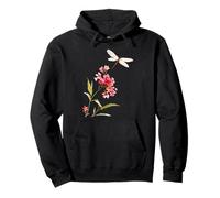 Libellule Aquarelle Fleur Nature Faune Insecte Amoureux Sweat à Capuche