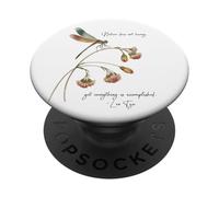 Libellule avec Citation célèbre légende Chinoise Ancienne Lao Tzu PopSockets PopGrip Adhésif