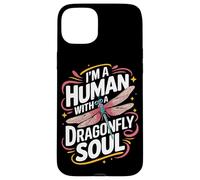 Libellule Je suis Un Humain avec Une âme de Libellule Coque pour iPhone 15 Plus