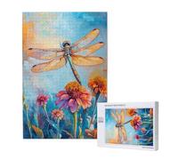 Libellule Puzzle Animal 5000 Pièces Adultes, DIY Puzzles Classiques Art avec Boîte d'emballage et Photos de Référence, Relaxation/Soulagement du Stress/Jeux Amusants, Creatif Cadeau pour Femme M-1732