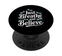 Libellule, respire et Crois PopSockets PopGrip Adhésif