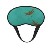 Libellules et couleur turquoise,Masques de sommeil occultants, cache-yeux couvrants, masques de sommeil anti-lumière