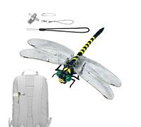Libellules réalistes avec clip et épingle, accessoire anti-mouches | Libellule réaliste pour le camping, la randonnée, l'intérieur et l'extérieur, le jardin, la terrasse, la cour