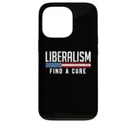 Libéralisme Find a Cure Funny Political Meme Humour Graphic Coque pour iPhone 13 Pro