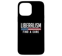 Libéralisme Find a Cure Funny Political Meme Humour Graphic Coque pour iPhone 13 Pro Max