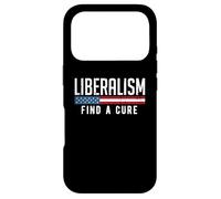 Libéralisme Find a Cure Funny Political Meme Humour Graphic Coque pour iPhone 17 Pro